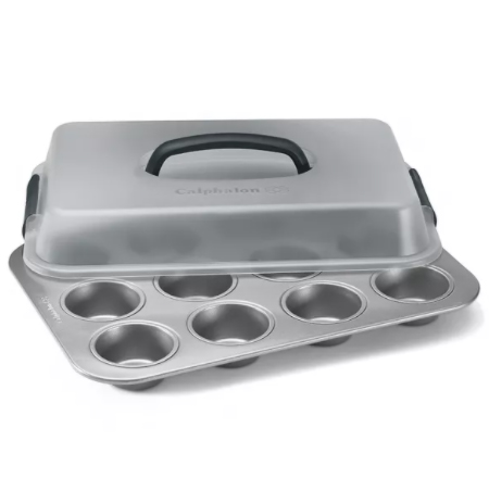 Calphalon Nonstick 12 Cup Covered Cupcake Pan