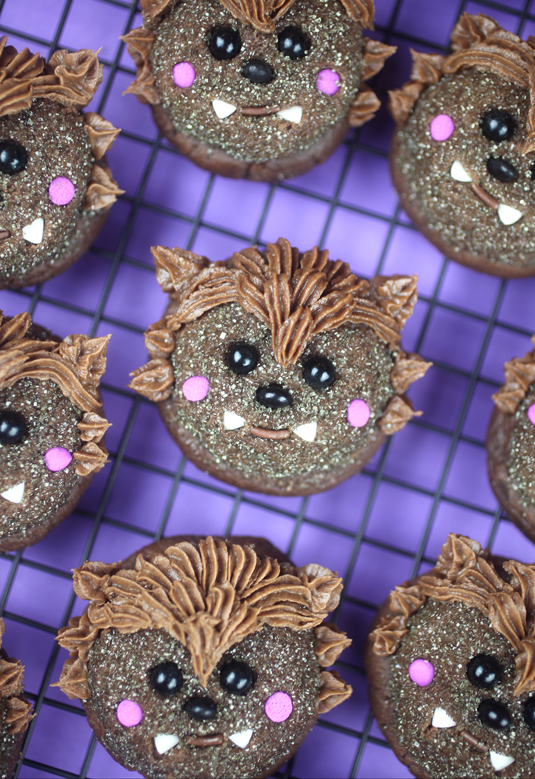 Wee Werewolf Chocolate Cookies