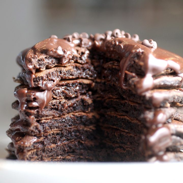 Double Chocolate Pancakes