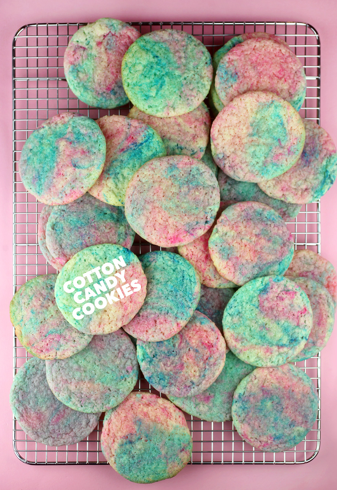 Cotton Candy Cookies