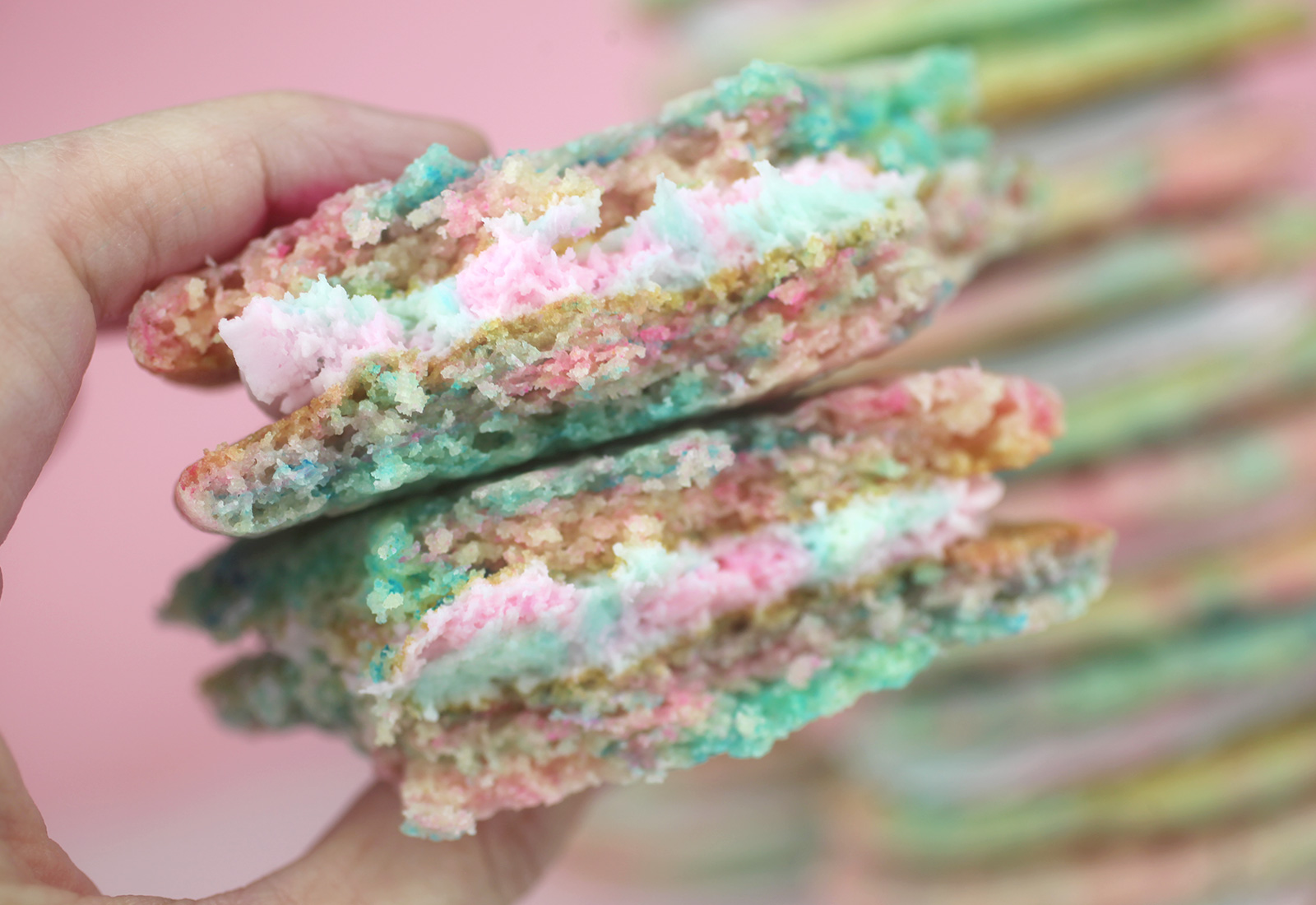 Cotton Candy Cookies