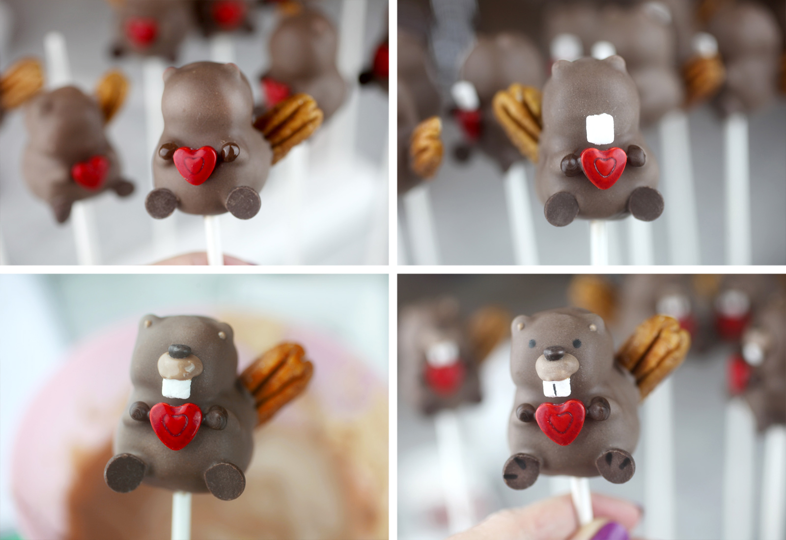 Beaver Cake Pop Decorating