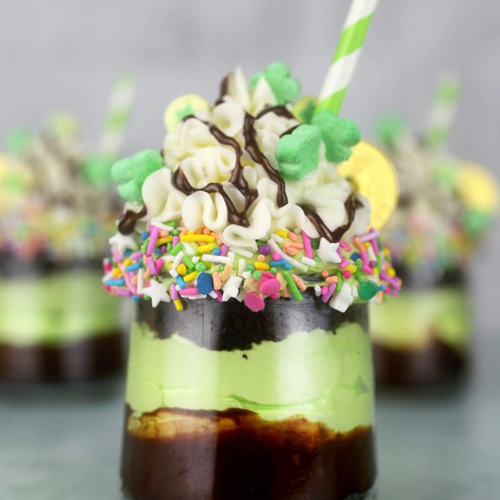 Shamrock Shake Mini Cake