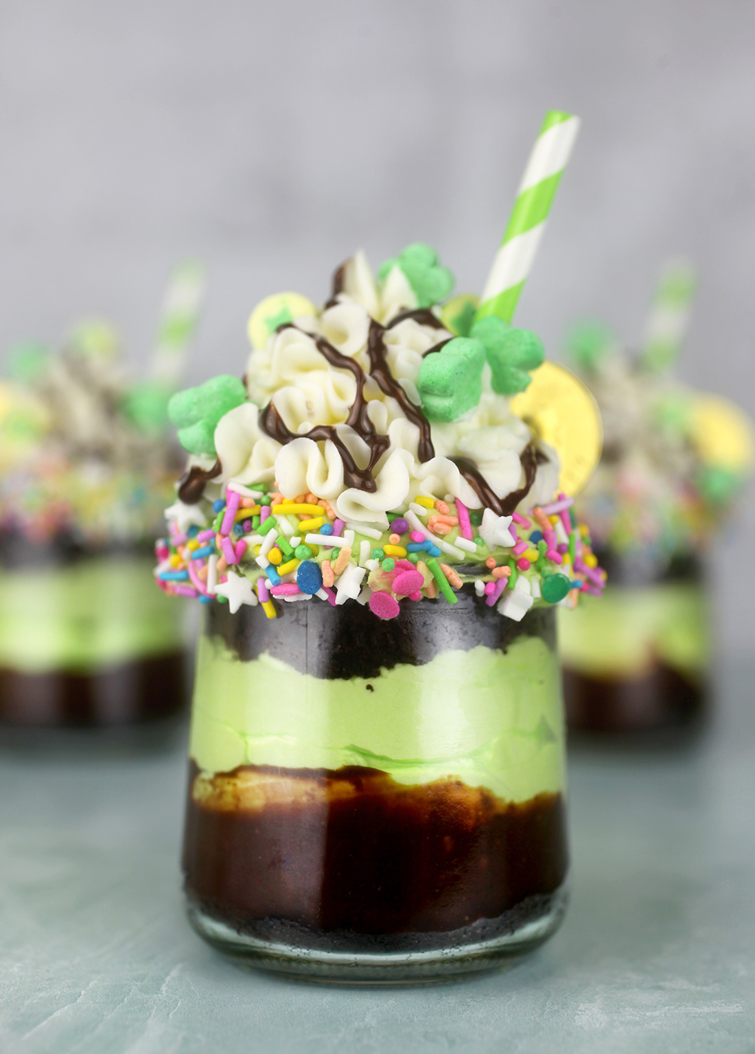 Shamrock Shake Mini Cake