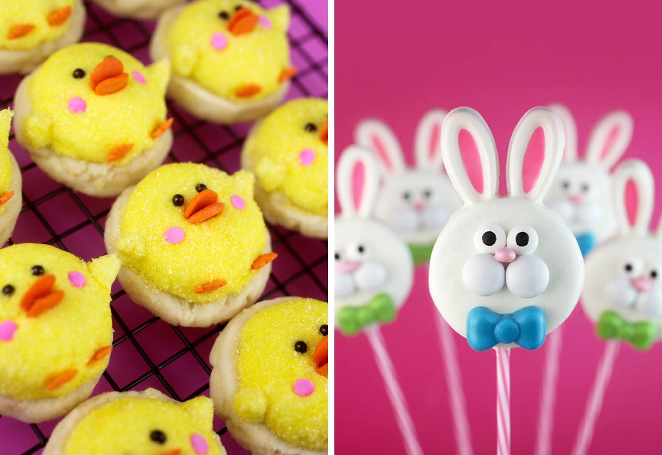 Galletas de patito y conejitos de Oreo