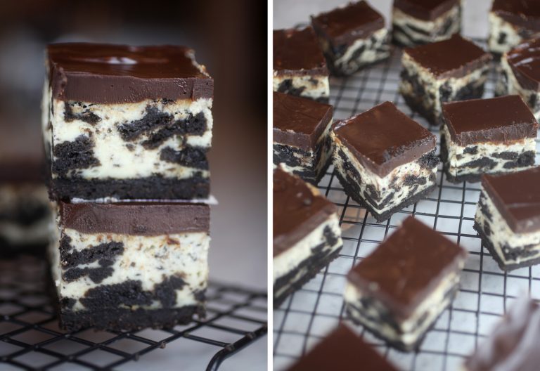 Cookies & Cream Cheesecake Squares Bakerella