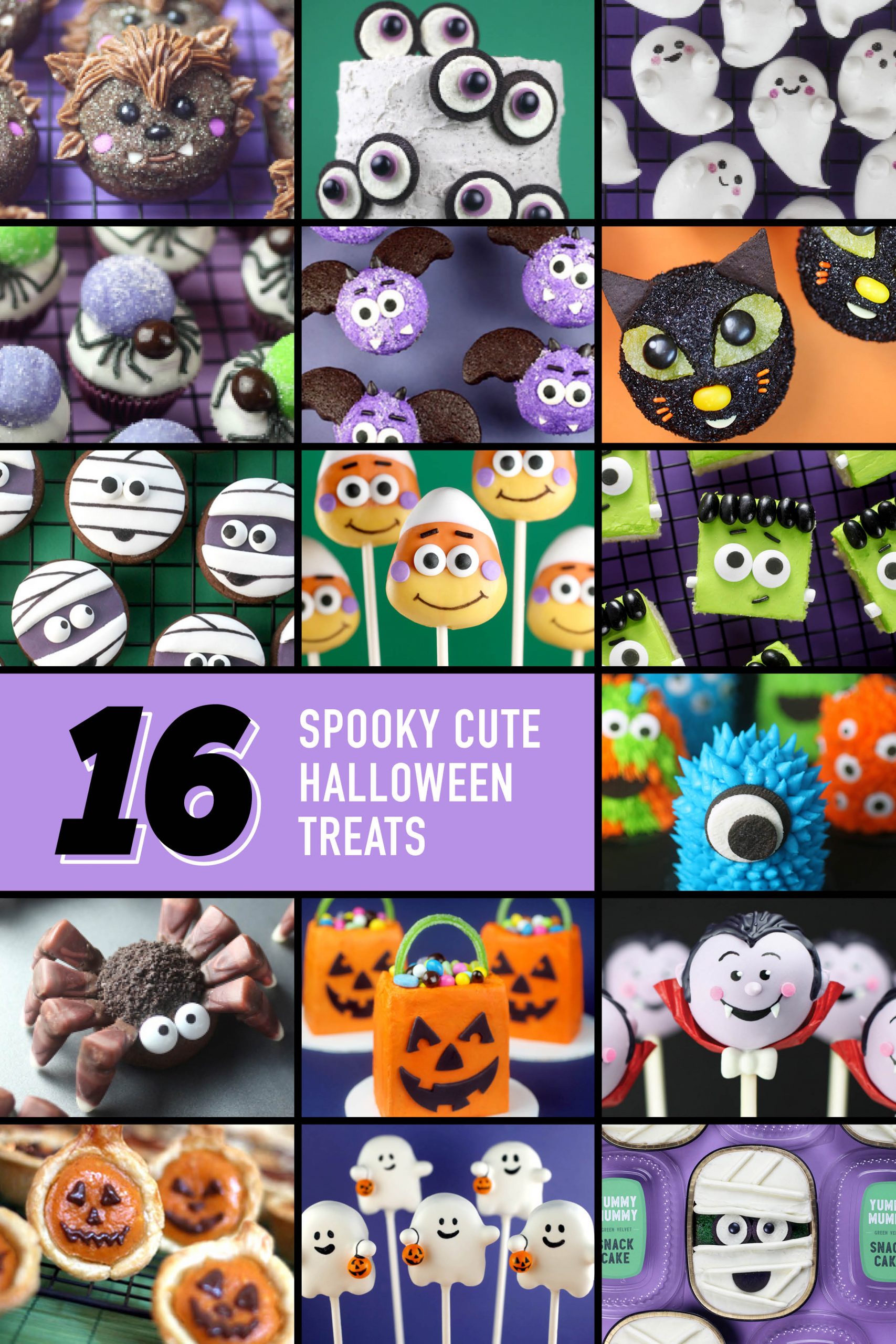 16 simpatici dolcetti di Halloween