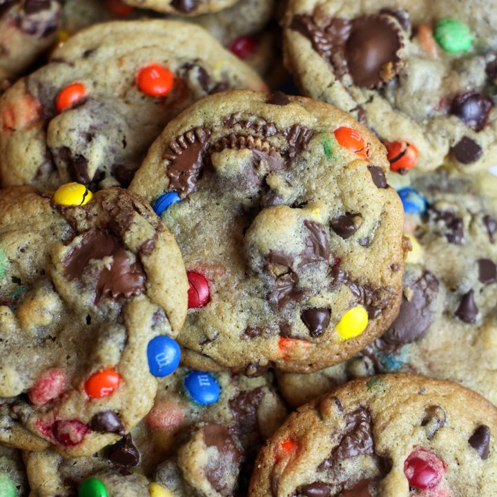 Candy Chocolate Chip Cookies