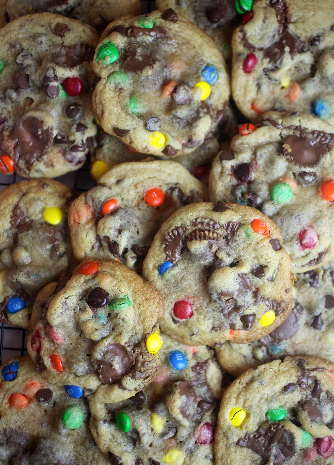 Candy Chocolate Chip Cookies