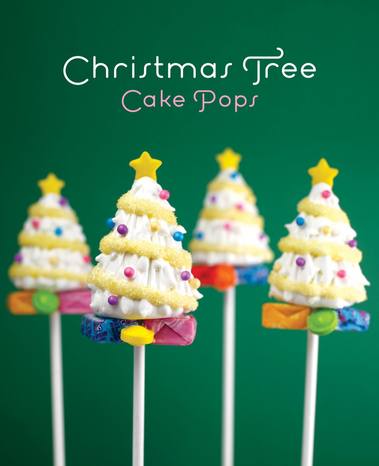 Cheery Christmas Tree Cake Pops Bakerella