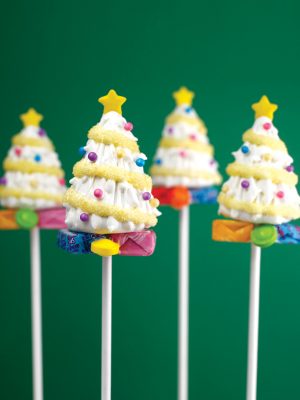 Christmas Tree Cake Pops