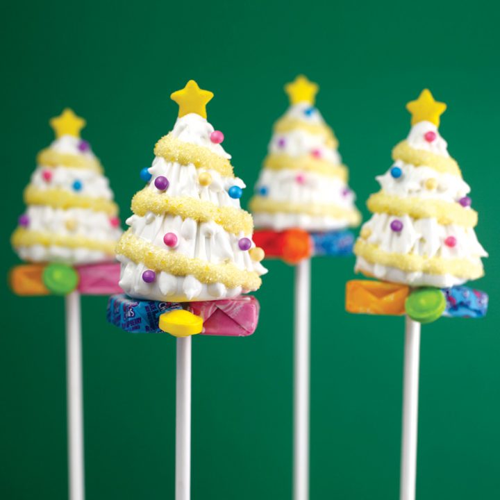 Christmas Tree Cake Pops