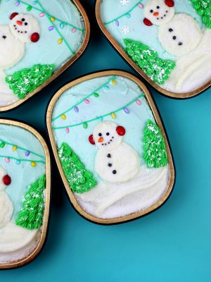 Snow Cute Snack Cakes