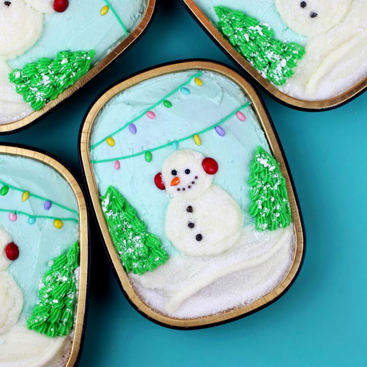 Brown Butter Snowman Cake