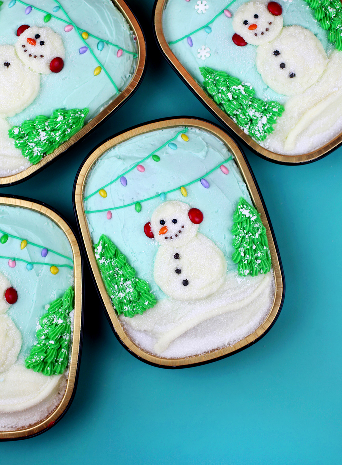 Bolinhos fofos de neve