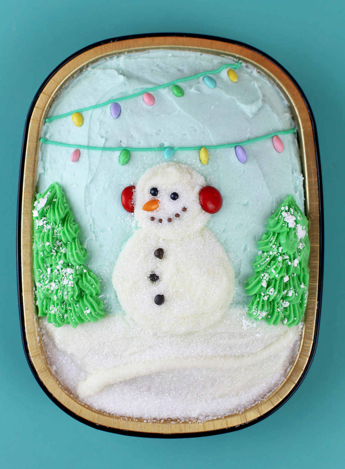 Snowman Snack Cake