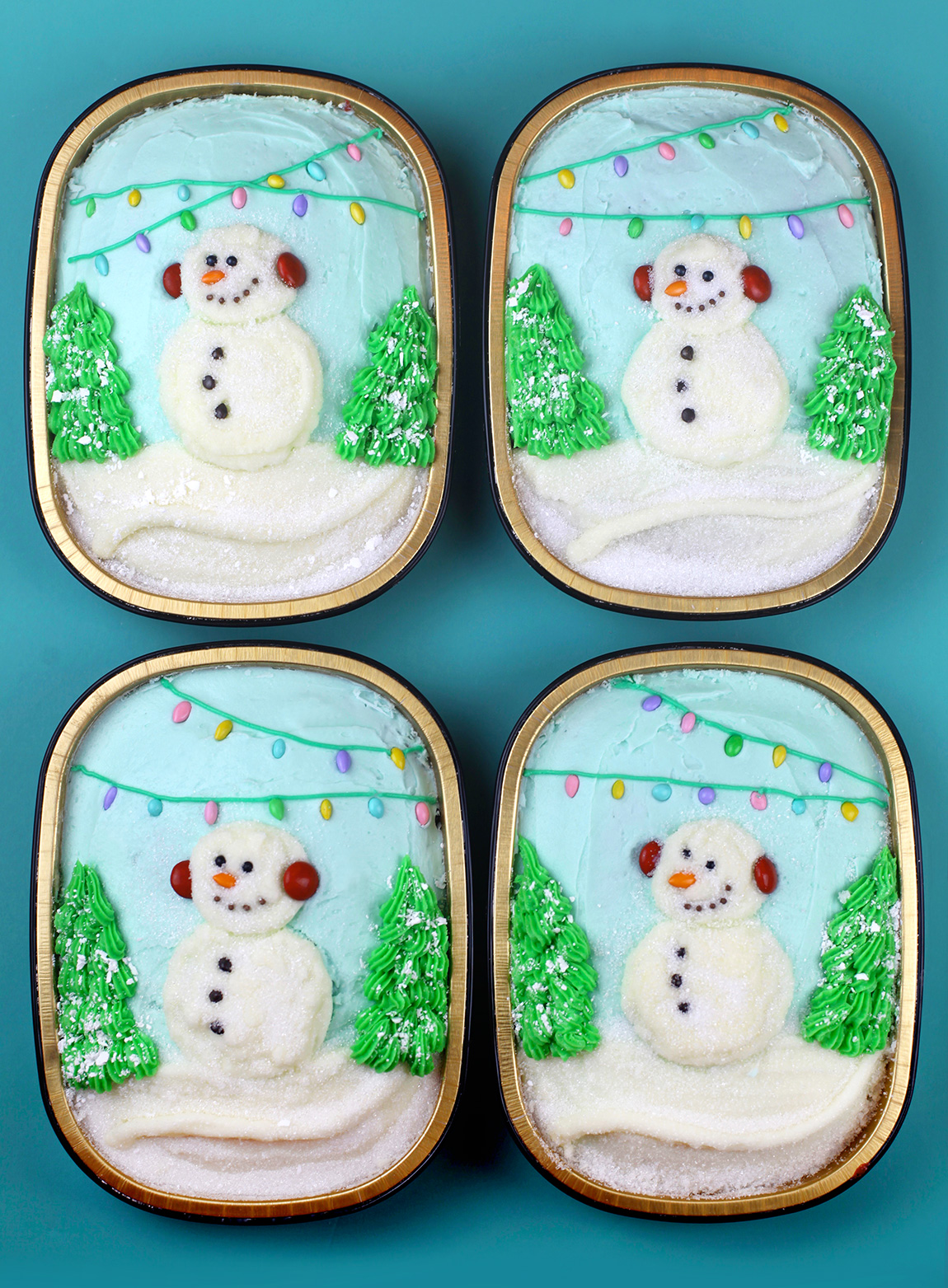 Snowman Snack Cakes