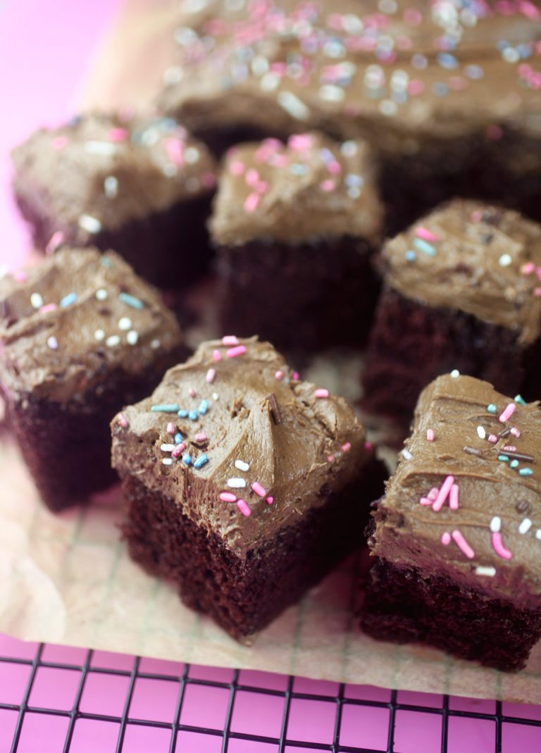 Favorite Chocolate Snack Cake Bakerella