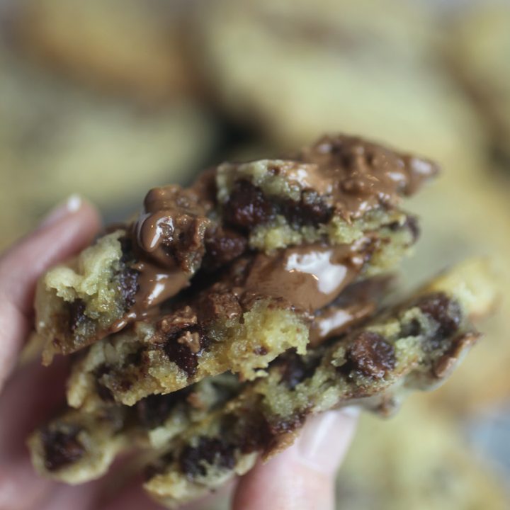 Milk Chocolate Chip Truffle Cookies