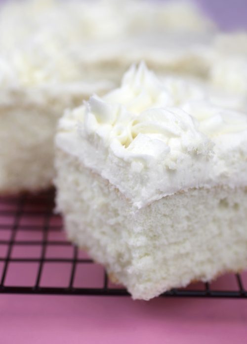 Vanilla Vanilla Snack Cake Bakerella